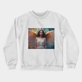 arriving of an angel Crewneck Sweatshirt